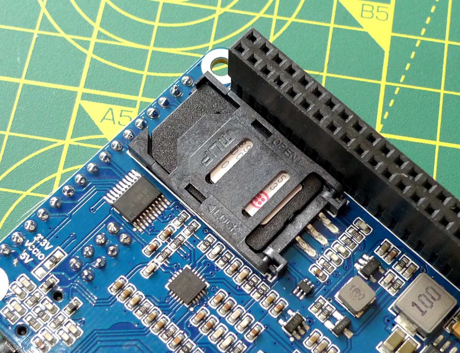 Lock the SIM retainer in place to keep the Super SIM secure.