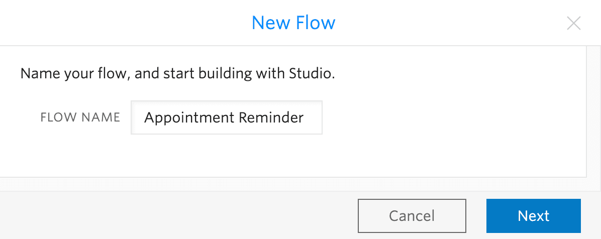 Appointment Reminder Flow.