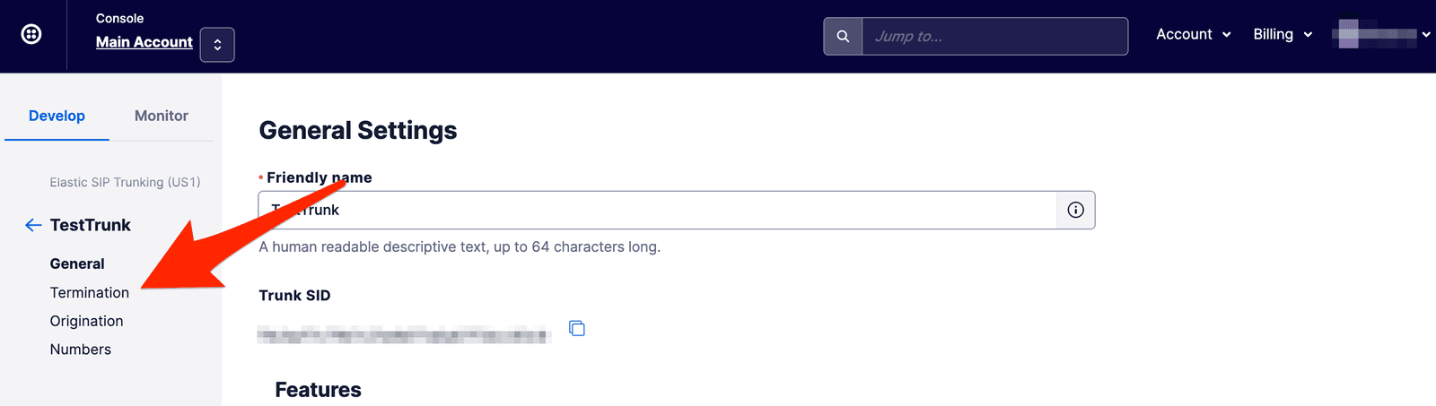 Header Manipulation - Select Trunk Direction.