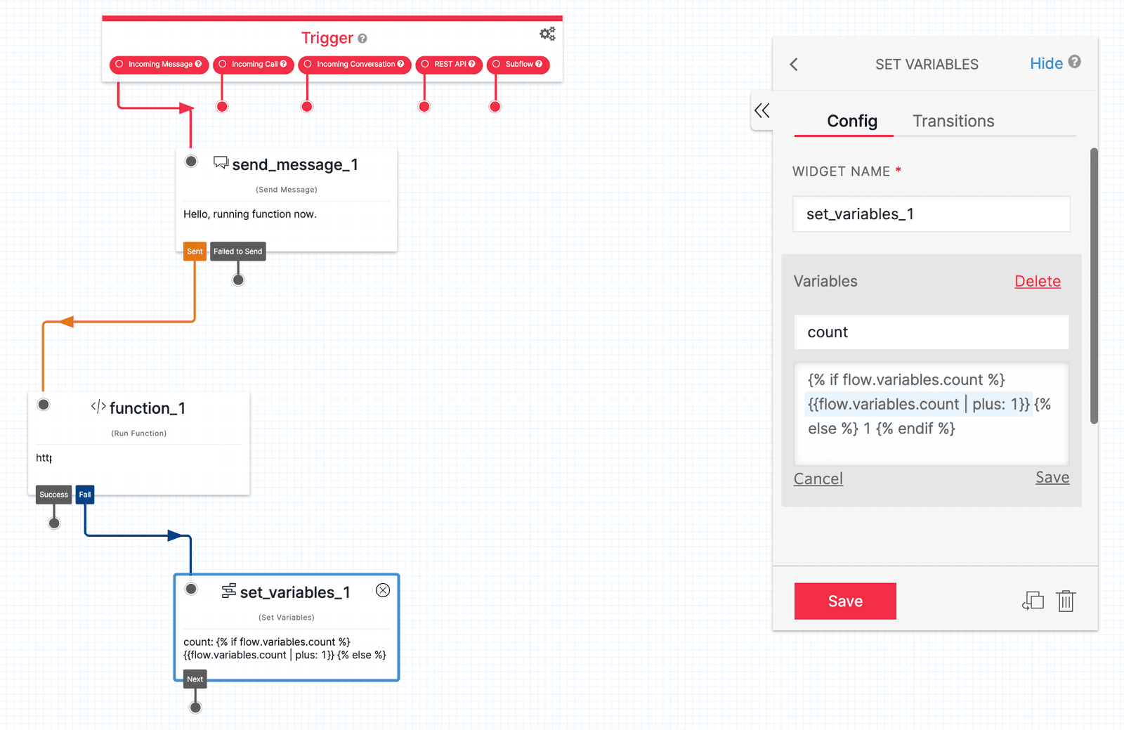 Twilio Studio Request Reattempt Counter.