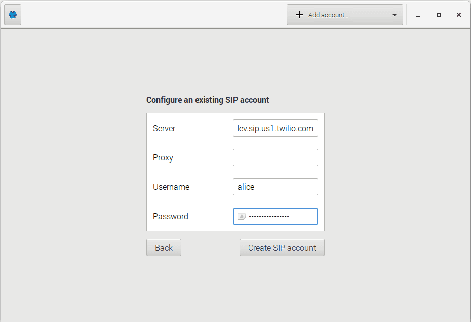 Super SIM IoT VoIP — Jami setup — sip account setup.