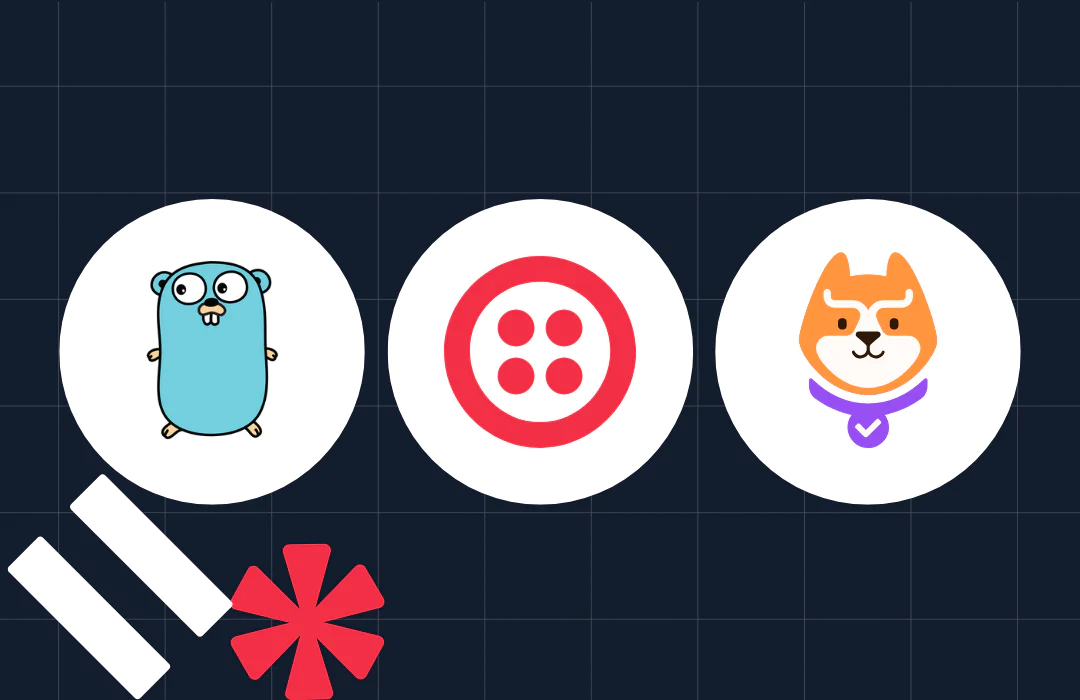 Three logos
