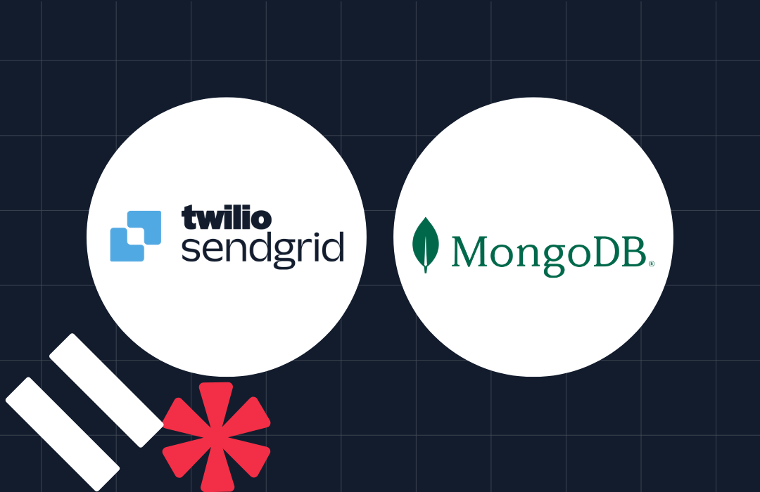 Card image for MongoDB and SendGrid