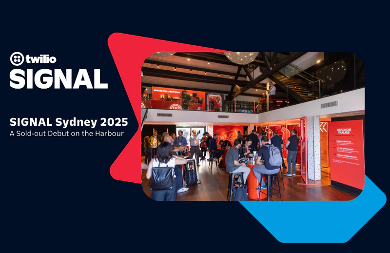 People at Twilio SIGNAL Sydney 2025 Event