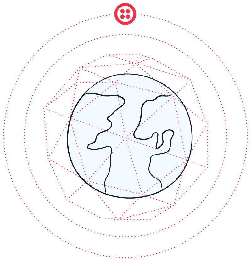 Illustration of the Super Network that simplifies carrier complexity and gives you unparalleled scale for communication.