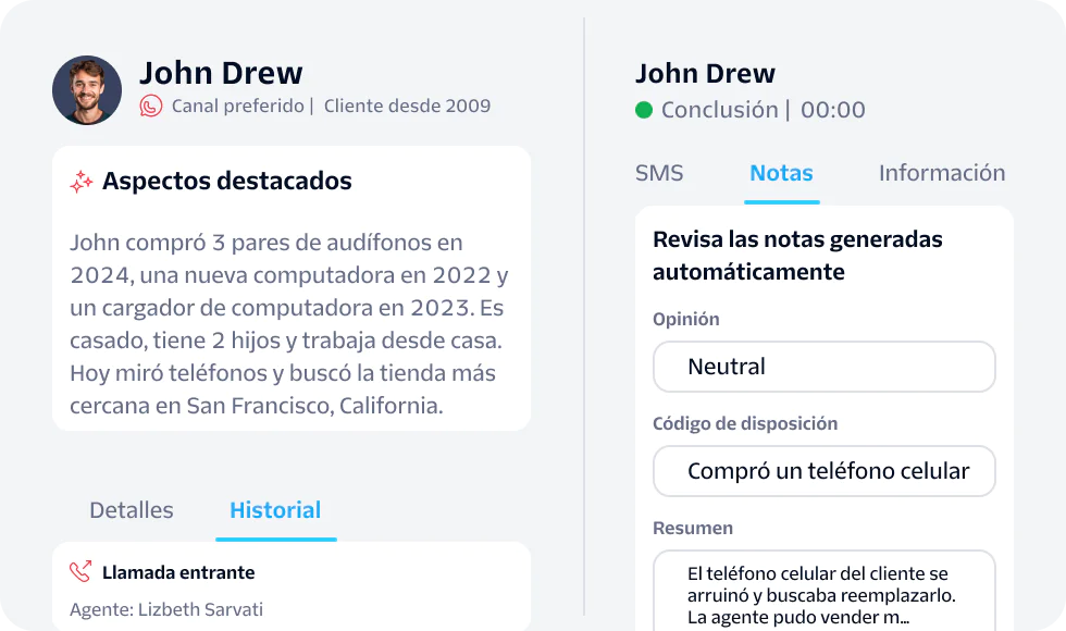 Data Types for Customer Insights Visualization Flowchart displaying a profile photo leading to objective, behavioral, and conversational data types.